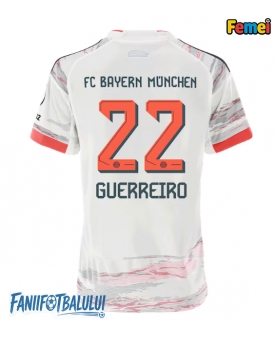 Bayern Munich Raphael Guerreiro #22 Tricou Fotbal Replică 2025-26 Femei Deplasare